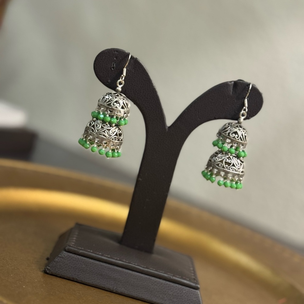 Sterling 925 silver jhumka